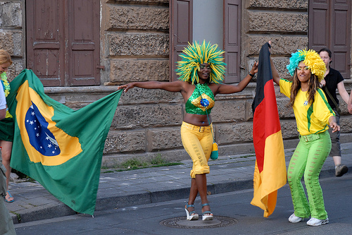 Die Fans freuen sich auf die WM 2014 in Brasilien (Quelle:nib!)